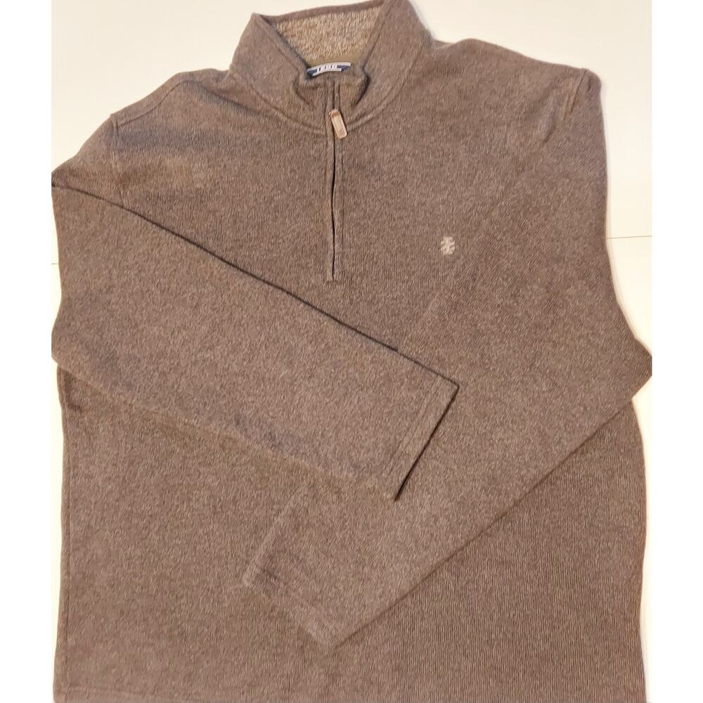 Izod Men's Quarter Zip Pullover Long Sleeve Sweater XXL